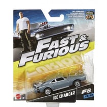 Fast et furious : ice charger - vehicule miniature gris - voiture - mattel fcf58