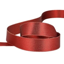 Disquette 25m Satin scintillant Bourgogne