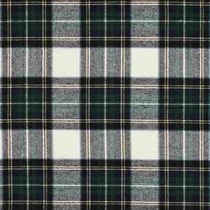 Tissu Tartan Ecossais Inverness touché laine léger Noir - Au mètre