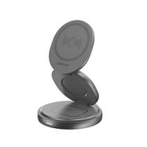 Forever Chargeur sans fil 3-en-1 MagSafe Qi 15W pour Écouteurs TWS / Apple Watch Noir