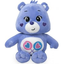 Peluche bisounours mauve - tougentille 28 cm - doudou licence