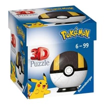 Puzzles 3d ball 54 pieces - hyper ball / pokémon ravensburger