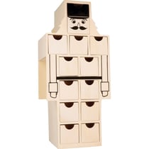 Calendrier de l'Avent casse-noisette DIY en BOIS - 17x37,5x12,5 cm - Artemio