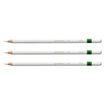 Crayon de couleur - STABILO - Mine grasse aquarellable - Blanc - Lot de 3