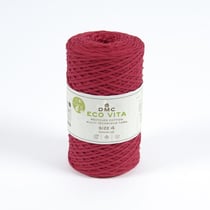 DMC - Fil Coton Recyclé Eco Vita 4mm 250g Col. 05 rose rouge