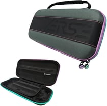 Étui de protection et transport - Zipper pour Switch 2, Switch, OLED - Vert/Violet - Oniverse
