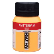 Peinture Acrylique - Jaune d'or - 253 - Amsterdam - Pot de 500ml