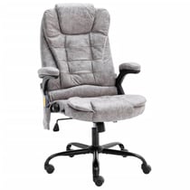 Chaise fauteuil siège de bureau informatique étude de massage clair similicuir daim
