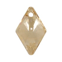 2 Breloques Facettees 14X9 Or 2 Breloques Facettees 14X9 Or