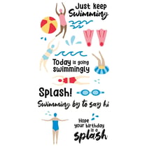 Tampons transparents - Natation - 29 clear stamps - Sizzix