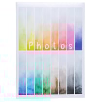Album photo à pochettes 300 photos 10x15cm Rainbow - Blanc - x 6 - Exacompta