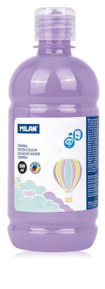 Bouteille gouache 500 ml violet pastel
