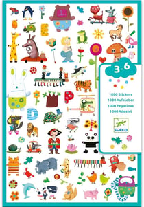 Set de découpage - collage Djeco - 160 pièces - Multicolore - Papier - Enfant