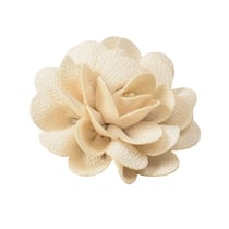 Broche fleur 8,5cm ivoire