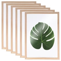 6 cadres en bois pour herbier A4