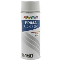 Spray de peinture acrylique - Gris clair - RAL 7035 - Brillant - Tous supports - Prima Color - 400ml