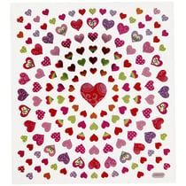 Stickers Creativ Company - Coeurs - 108 pcs environ