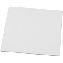 Panneau en toile, dim. 15x15 cm, ép. 3 mm, 280 gr, blanc, 1 pièce