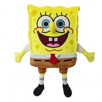 Peluche bob l'éponge 23 cm - grand doudou licence bob l'éponge - SIMBA