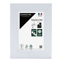 Cadre photo Karma blanc 10x15 cm