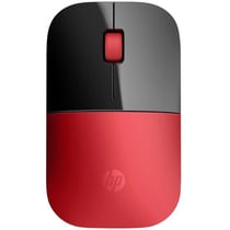 Souris sans fil HP Z3700 - Rouge Cardinal - Fonctionnelle et portable - Durée de vie jusqu'à 16 mois