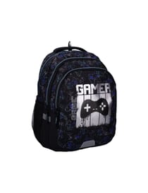 Sac à dos Mybagstory - Bleu - Crazy Console - 3 compartiments
