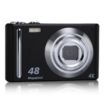 Appareil Photo Numérique 4K HD Zoom 16X Stabilisation Image Pour Photos Époustouflantes Noir YONIS