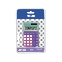 Blister calculatrice 8 chiffres Pocket Sunset lilas