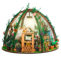 Jolie Pergola - Book Nook Kit DIY - 386 pcs - CREANOK - LED