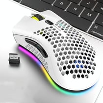 Souris Gaming Sans Fil RGB Ergonomique 1600 DPI 7 Boutons Légère Rechargeable YONIS