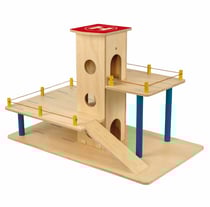 Mon premier Garage de bois - jeu Montessori