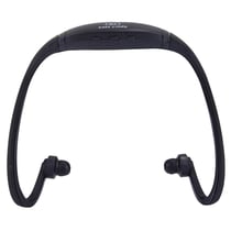 Casque Sport Étanche Sans Fil Avec Radio FM Et Carte SD Pour Smartphone Noir YONIS