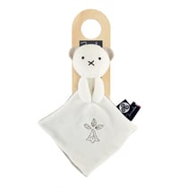 Doudou carré ours Terre de Légendes Hermine 30 cm - Maïlou Tradition