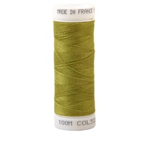 Fil à coudre polyester 100m made in France - jaune moutarde 534