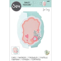 Gabarit de découpe pour machine - Sizzix - Thinlits pliables par Jen Long