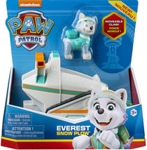 Pat patrouille everest et son chasse neige - figurine - paw patrol - spin master - 20121010