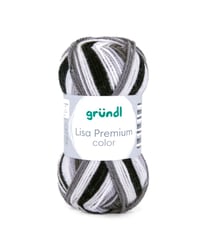 Fil à tricoter LISA PREMIUM COLOR - Grundl - certifiée Oeko-Tex 21 Multicolore