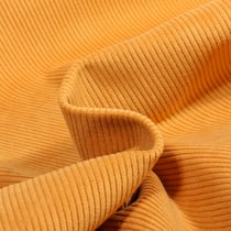 Tissu Velours d'ameublement côtelé Lena Ocre