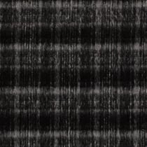 Tissu Jacquard Laine mélangé Carreaux sur fond Noir