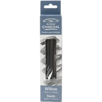 Fusains - Noir - Epais - Boîte de 3 fusains - Winsor et Newton
