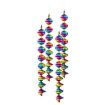 Lot de 4 guirlandes spirales Boland Stylex - Papier - Multicolore - 400 cm