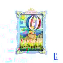 Jeux De Construction - Pantasy - Le Petit Prince Cadre 3d Du Champs De Blé Et De La Montgolfière -