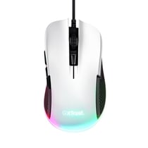 Trust Souris Gamer Optique Filaire GXT 922W YBAR Blanc