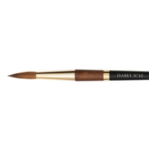 Pinceau - Rond large - Aquarelle - Isabey - Martre Kolinsky Pure - 6228i - N°10 - Fibres naturelles