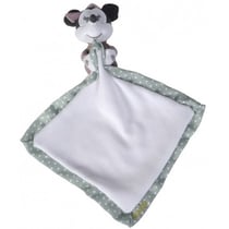 Minnie grand doudou plat vert et blanc 25 x 25 cm - peluche disney - nicotoy