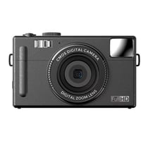 Appareil Photo Numérique 24MP HD Vidéo 1080P Zoom 16X Écran 3 Pouces Cadeau Idéal Noir YONIS