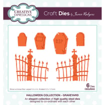 Matrices de découpe Halloween - Cimetière - 6 dies - Creative Expressions