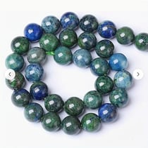 Fil de 43 perles ronde en pierre naturelle 8 mm LAPIS LAZULLI