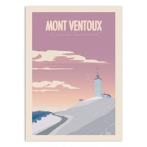 Affiche 30x40 cm - Mont Ventoux - Turo