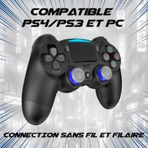 MANETTE SANS FIL ISEKAI P01 POUR PS4 / PS3 / PC NOIR